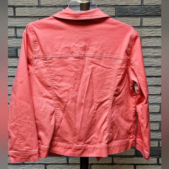 Bend Over Stretch Denim Jacket Sz 10P - Picture 2 of 10